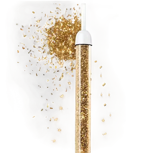 Gold Glitter Shower PNG 05232024 PNG