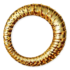 Gold Glitter Spiral PNG 05232024