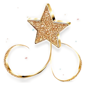 Gold Glitter Star Png 57 PNG image