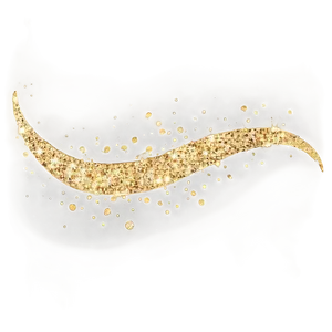 Gold Glitter Stream PNG 62