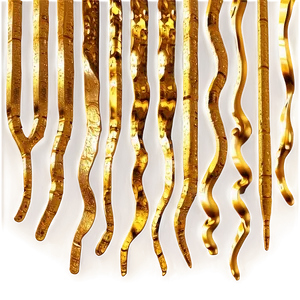 Gold Glitter Stream PNG Mul88