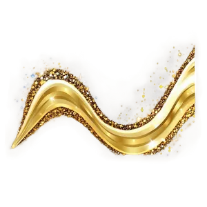 Gold Glitter Stream PNG Yaf