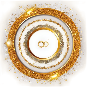 Gold Glitter Vortex PNG Aet40