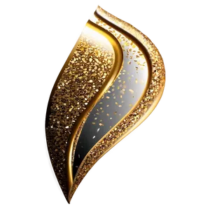 Gold Glitter Wave Png 93 PNG image