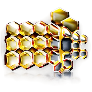 Gold Hexagon Pattern Png Pcu62 PNG image