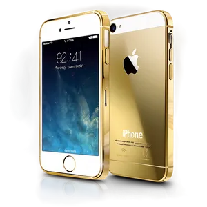 Gold Iphone Luxury Edition PNG Hps