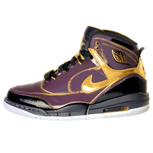 Gold Jordan Sneakers PNG 06122024 PNG