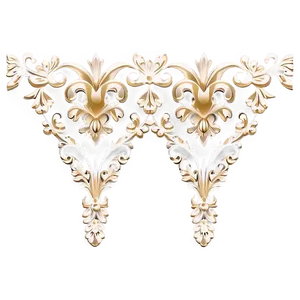 Gold Lace Border PNG 06262024
