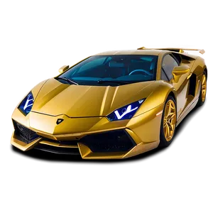 Gold Lamborghini PNG 40 PNG