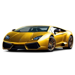 Gold Lamborghini PNG Bbj71 PNG