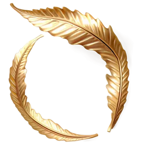 Gold Leaves Craft PNG Yns45 PNG