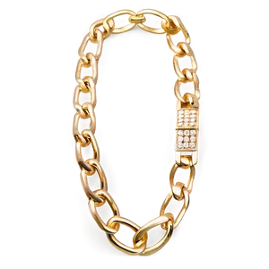 Gold Link Chain PNG Ilo