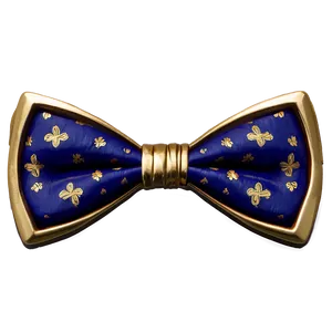Gold Luxury Bow Tie PNG Hll