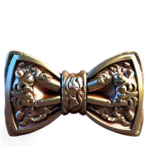 Gold Luxury Bow Tie PNG Wqr PNG