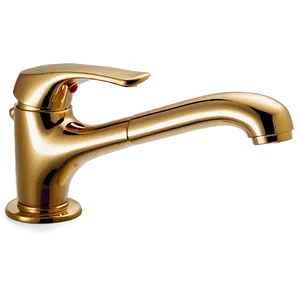 Gold Luxury Faucet Tap Png 06262024 PNG image