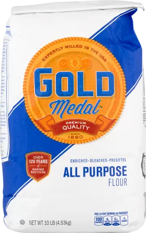 Gold Medal All Purpose Flour Bag PNG image