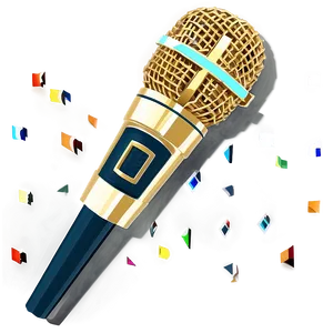 Gold Microphone Png 90 PNG image
