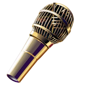Gold Microphone Png 91 PNG image