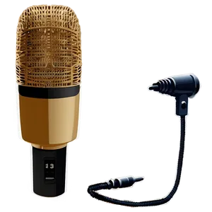 Gold Microphone Png Lar79 PNG image