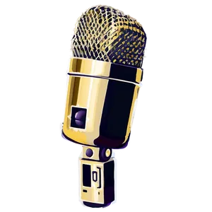 Gold Microphone Png Tes47 PNG image
