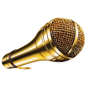 Gold Microphone Png Yab PNG image