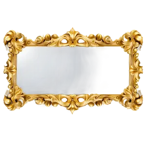 Gold Mirror Frame Png 82 PNG image