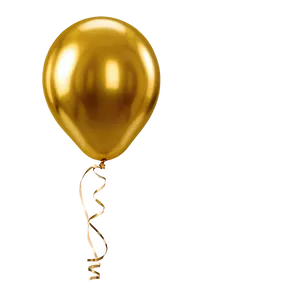 Gold Mylar Balloon PNG 43 PNG