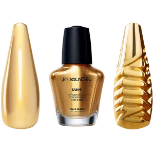 Gold Nail Polish PNG 05252024 PNG
