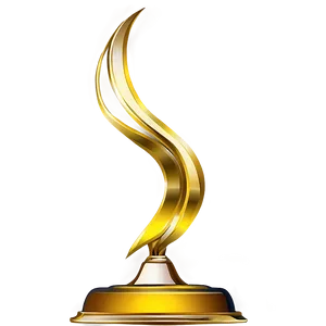 Gold National Championship Trophy Png 06282024 PNG image