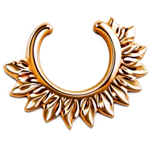Gold Nose Ring Png Scq PNG image