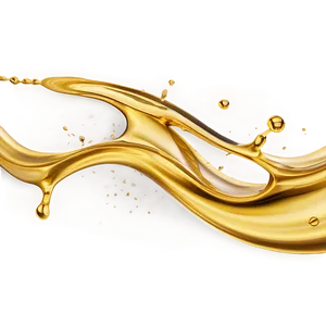 Gold Oil Splash PNG 06282024 PNG