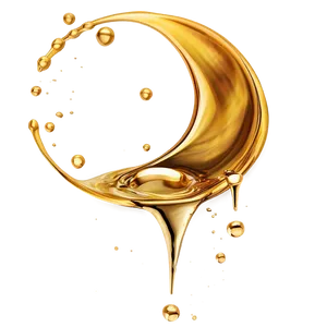 Gold Oil Splash PNG 86 PNG