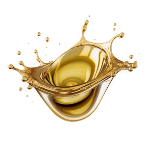 Gold Oil Splash PNG Nms PNG