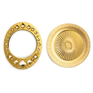 Gold Plate Collection PNG 88