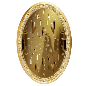 Gold Plate For Decoration PNG Seq
