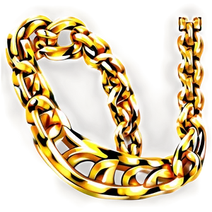 Gold Plated Chain PNG Wqt