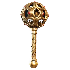 Gold Plated Mace Png Nuw PNG image