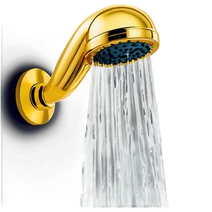 Gold Plated Shower Head PNG Rqg PNG