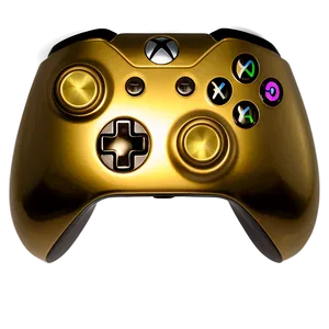 Gold Plated Xbox Controller PNG Wnv