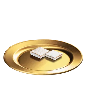 Gold Platter Png Wtp PNG image