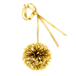 Gold Pom Poms Png Vac PNG image