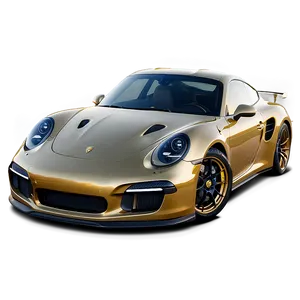 Gold Porsche PNG Hfw PNG