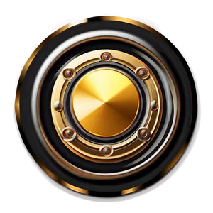 Gold Power Button Png 75 PNG image