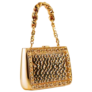 Gold Purse Png 05242024 PNG image