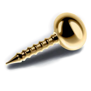 Gold Push Pin PNG 55