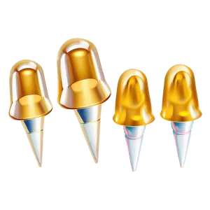 Gold Push Pin PNG Olr