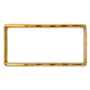 Gold Rectangle For Frame PNG 06272024