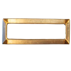Gold Rectangle For Frame PNG 76