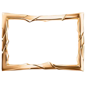 Gold Rectangle For Invitation PNG Pui27 PNG