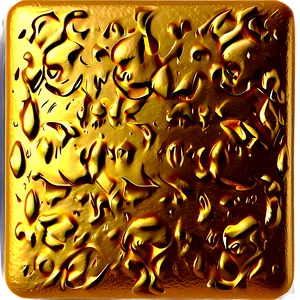 Gold Rectangle With Texture PNG Uka47 PNG
